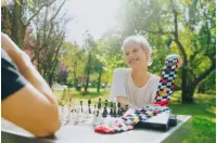 Skarpetki szachowe Rainbow Socks - rozmiar 41-46